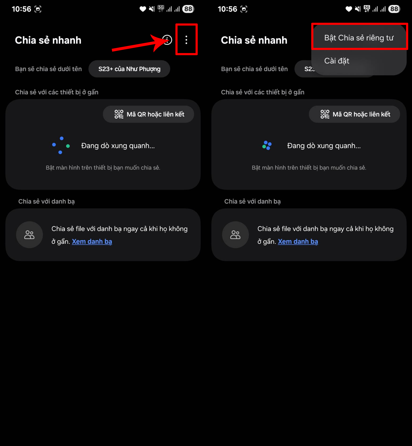 Cách Bật Chia Sẻ Riêng Tư Trên Samsung Cách Bật Chia Sẻ Riêng Tư Trên Samsung