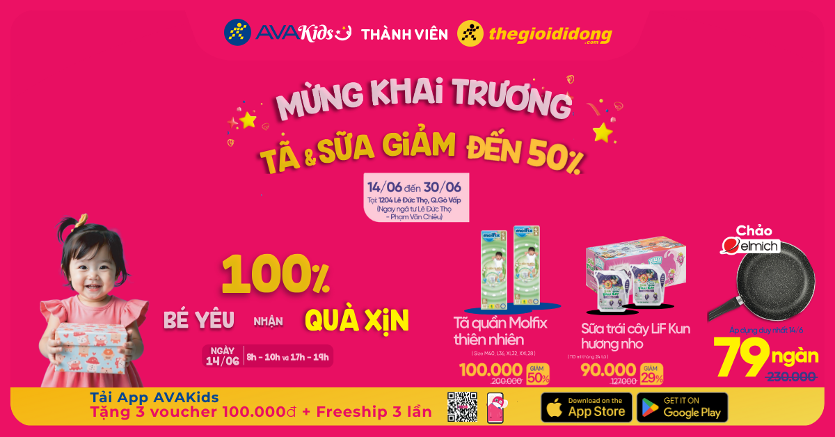 Khai trương AVAKids Lê Đức Thọ, Gò Vấp