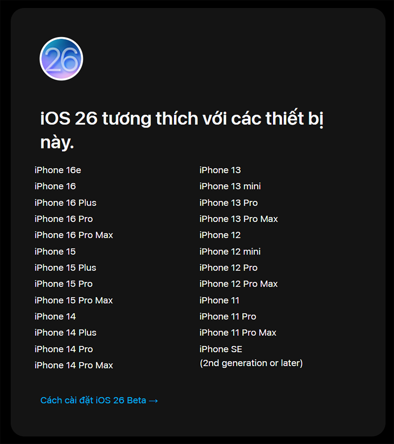 Cách cập nhật iOS 26 Beta Cách cập nhật iOS 26 Beta