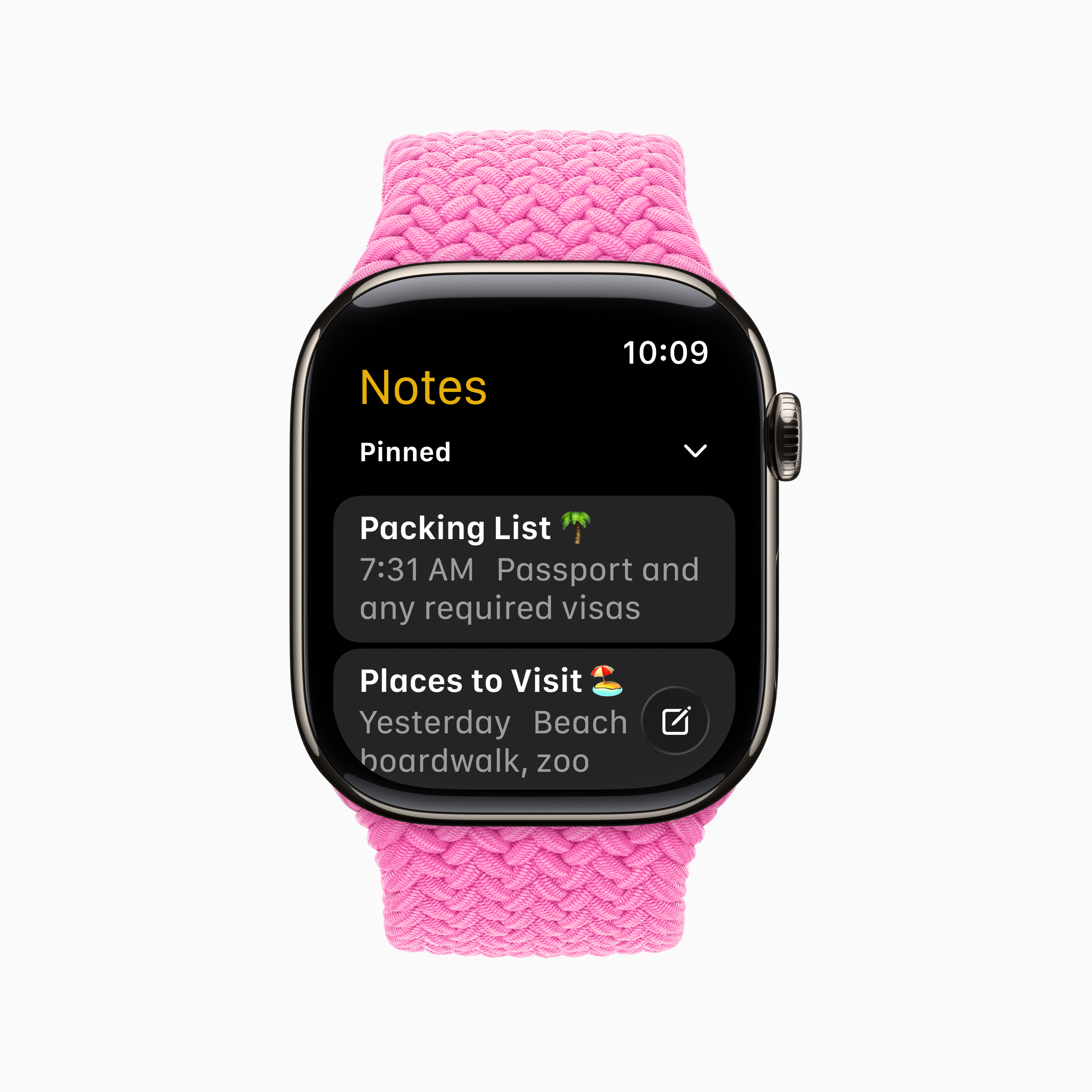 Ứng Dụng Ghi Chú Giờ Đây Cũng Đã Có Mặt Trên Watchos 26. Ứng Dụng Ghi Chú Giờ Đây Cũng Đã Có Mặt Trên Watchos 26.