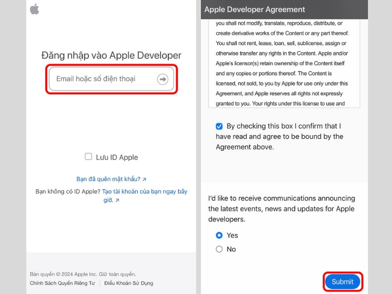 Đăng ký chương trình thử nghiệm phần mềm Apple Đăng ký chương trình thử nghiệm phần mềm Apple