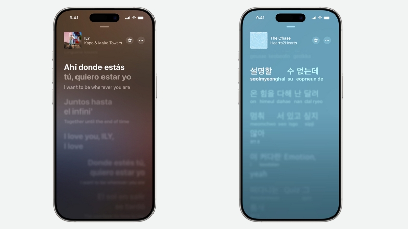 Tính năng Lyrics Translation trong ứng dụng Apple Music Tính năng Lyrics Translation trong ứng dụng Apple Music