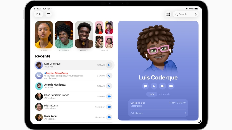 Ứng dụng Điện thoại lần đầu xuất hiện trên iPadOS 26 Ứng dụng Điện thoại lần đầu xuất hiện trên iPadOS 26