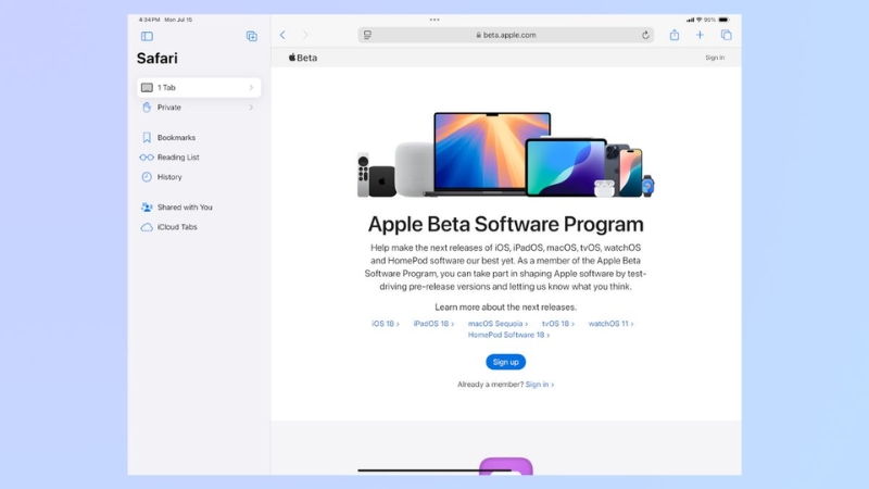 Đăng ký chương trình thử nghiệm phần mềm Apple Beta Đăng ký chương trình thử nghiệm phần mềm Apple Beta