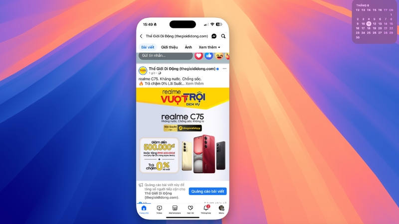 M&agrave;n h&igrave;nh iPhone sẽ hiển thị dưới dạng cửa sổ tr&ecirc;n Mac