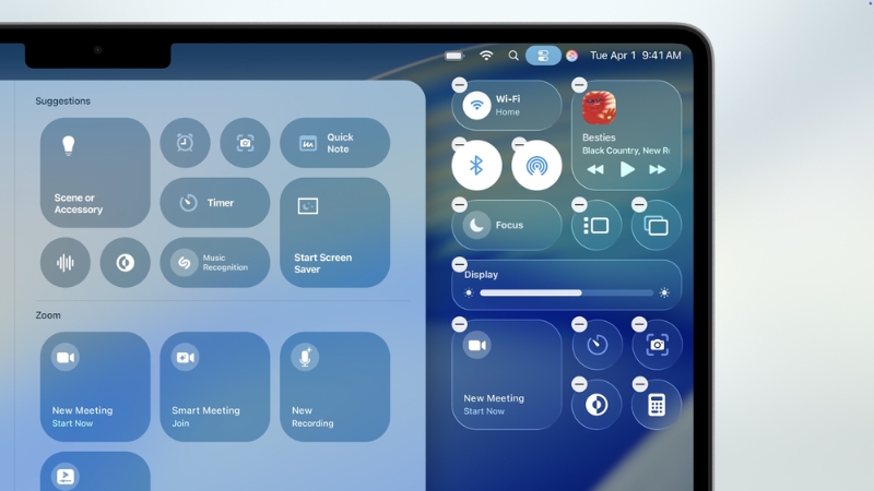 Người d&ugrave;ng c&oacute; thể giảm hiệu ứng trong suốt của Liquid Glass
