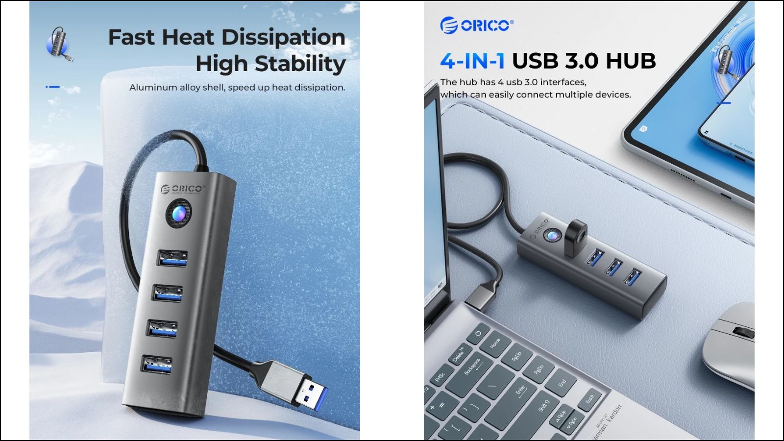 Orico USB 3.0 Hub 4 cổng