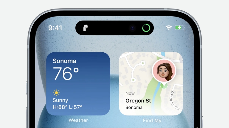 iPhone 15 c&oacute; Dynamic Island hiện đại