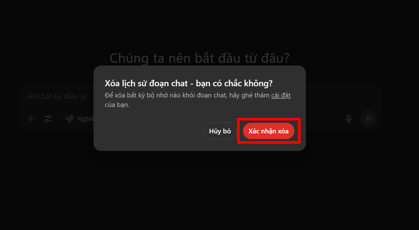 Cách xóa tất cả lịch sử chat trên ChatGPT Cách xóa tất cả lịch sử chat trên ChatGPT