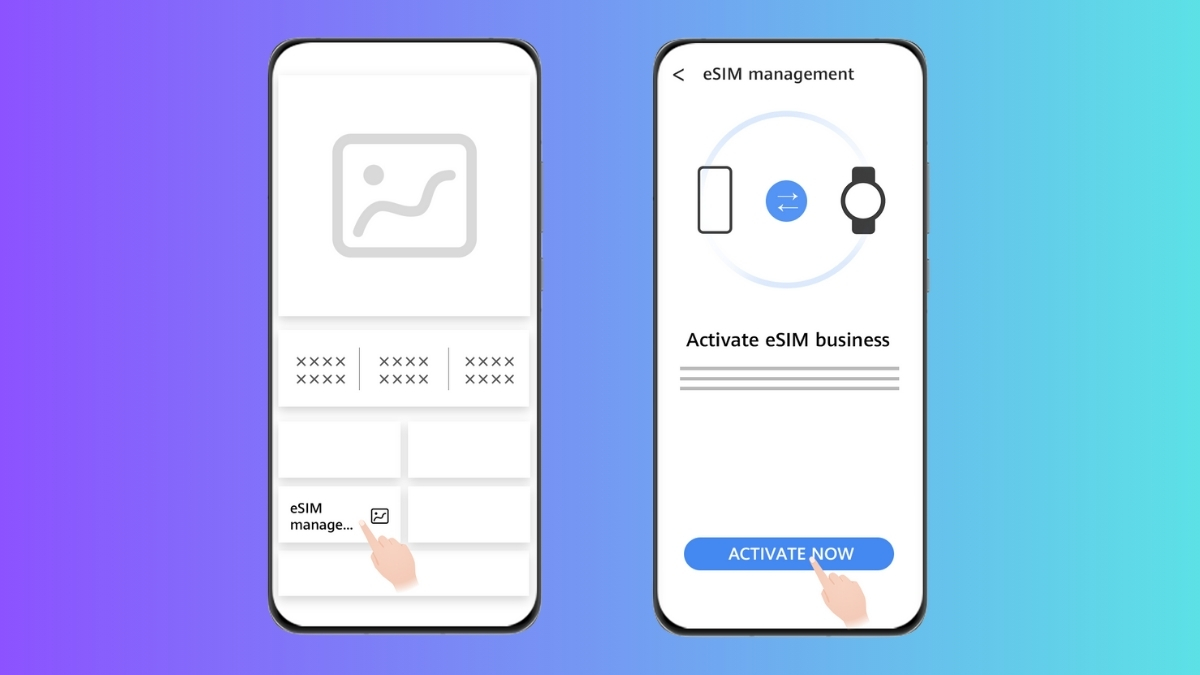 Quản l&yacute; eSIM > Chọn K&iacute;ch hoạt