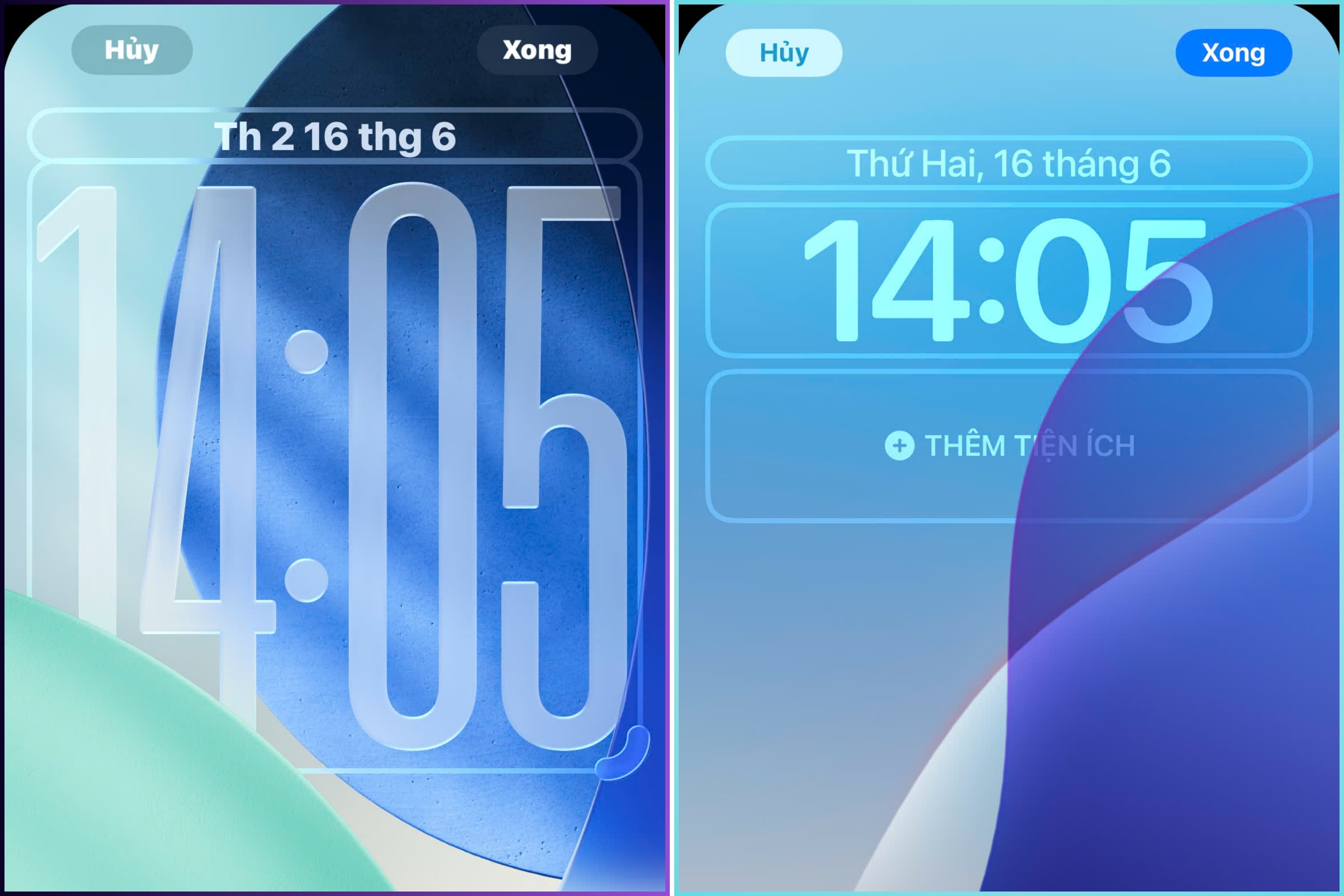 Thay đổi giao diện màn hình Thay đổi giao diện màn hình