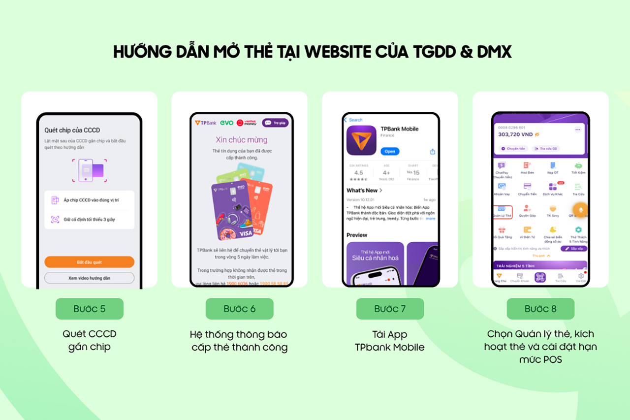 Mở thẻ tín dụng TPBank EVO nhận ưu đãi lên tới 2.5 triệu Mở thẻ tín dụng TPBank EVO nhận ưu đãi lên tới 2.5 triệu