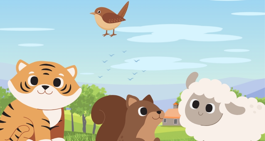 Hình minh hoạ động vật