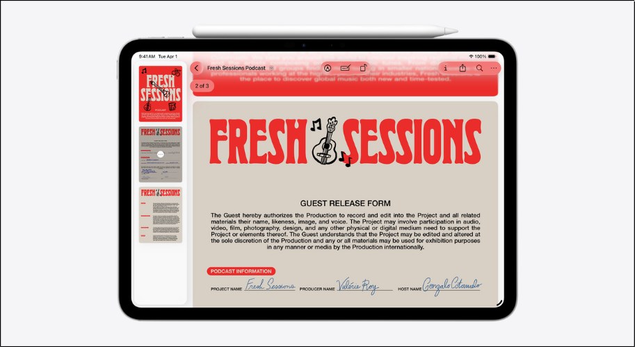 iPadOS 26 cho phép truy cập và quản lý tất cả file PDF và hình ảnh lưu trữ trên iPad