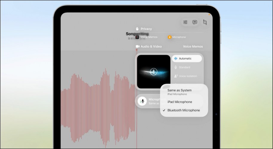 iPadOS 26 cũng được trang bị những cải tiến vượt trội về âm thanh