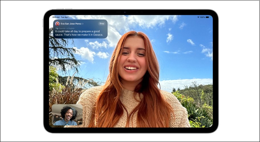 Live Translation cho phép dịch trực tiếp các cuộc hội thoại, tin nhắn và cuộc gọi trên iPad