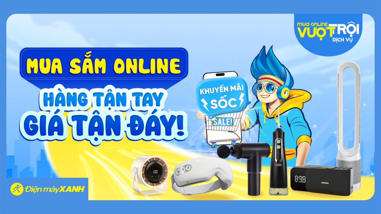 Mưa khuyến mãi: Mua sắm online, hàng tận tay, giá tận đáy, chỉ có tại TGDĐ Mưa khuyến mãi: Mua sắm online, hàng tận tay, giá tận đáy, chỉ có tại TGDĐ