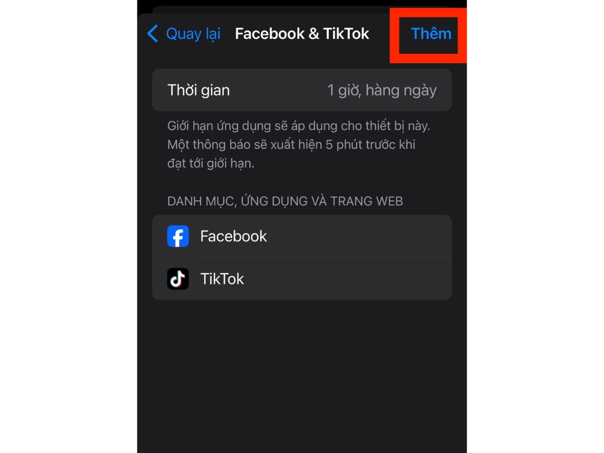 Nhấn Th&ecirc;m (Add) để ho&agrave;n tất