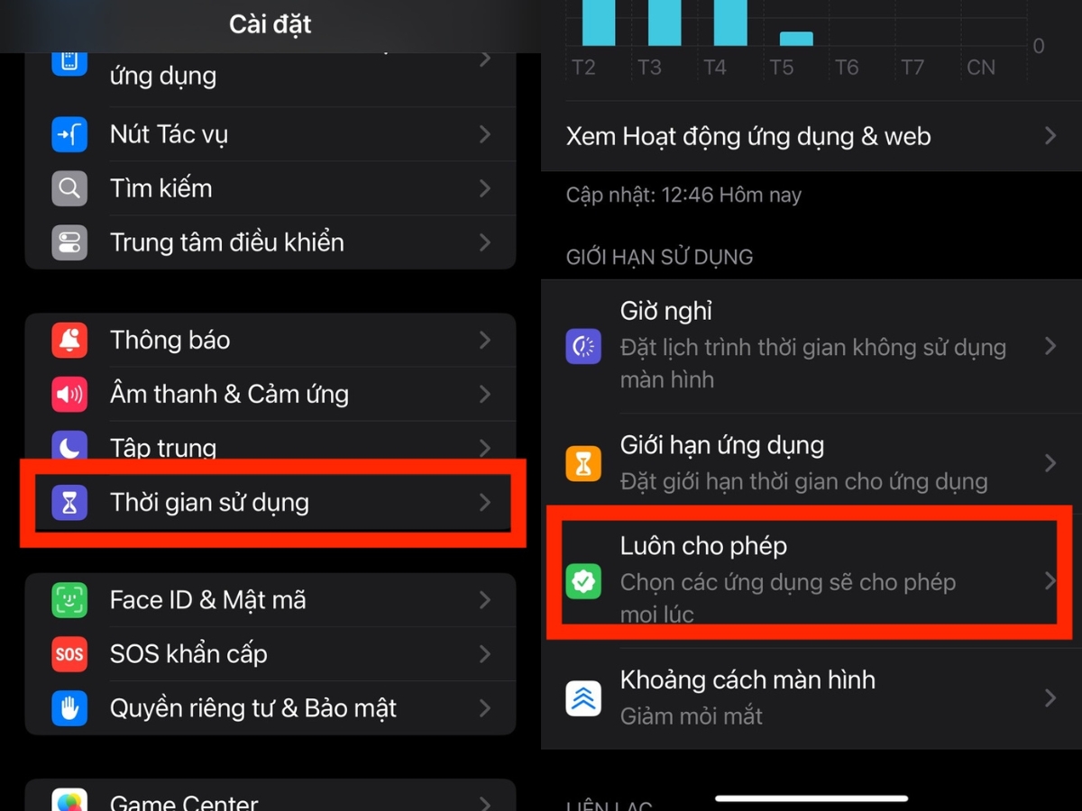 Nhấn v&agrave;o Lu&ocirc;n cho ph&eacute;p
