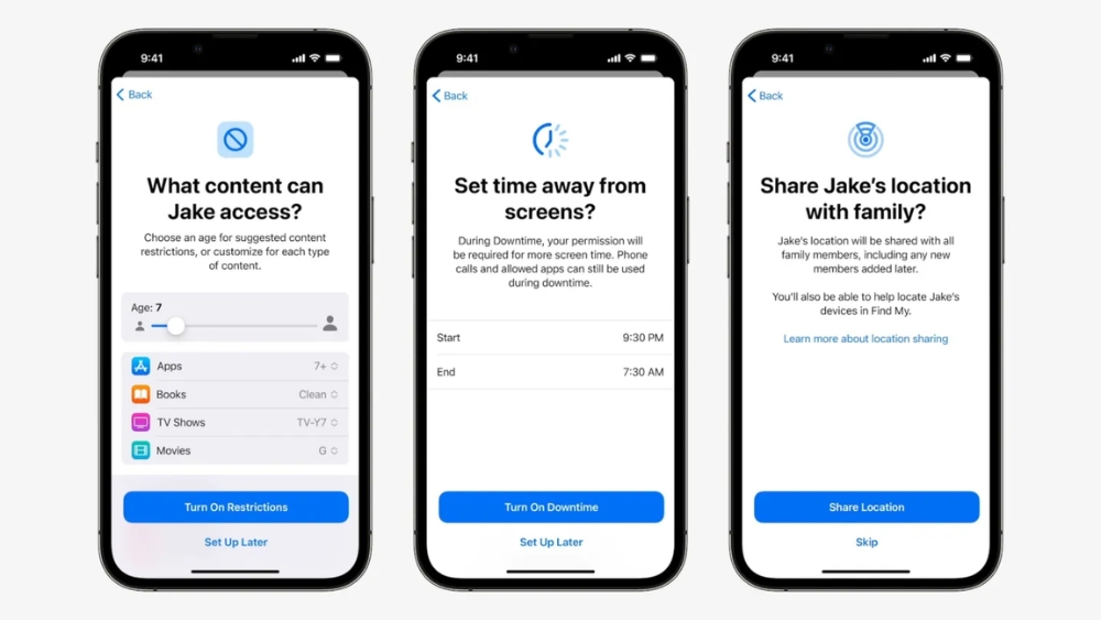 Sử dụng Family Sharing