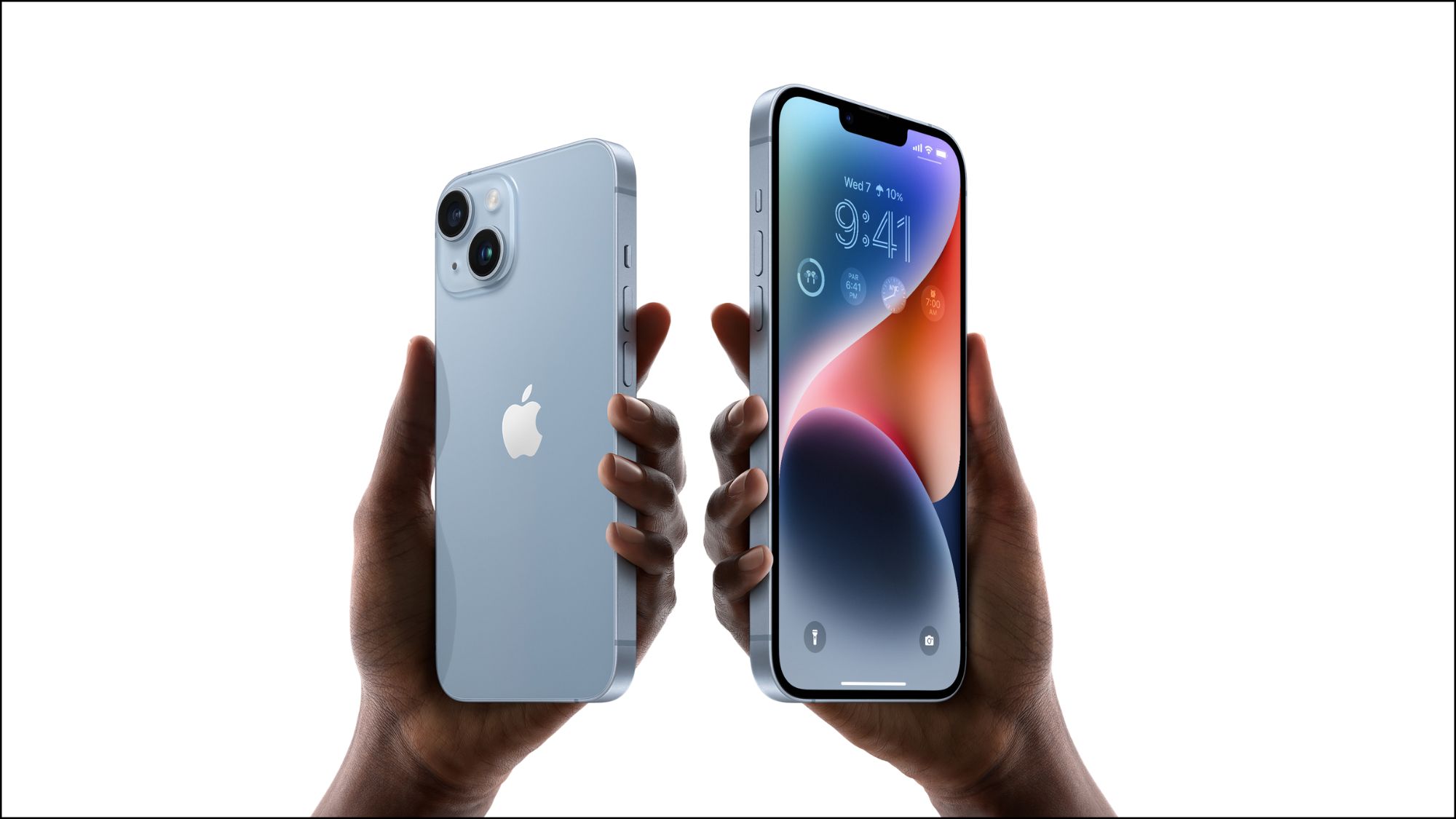 iPhone 14 256 GB có thiết kế viền nhôm