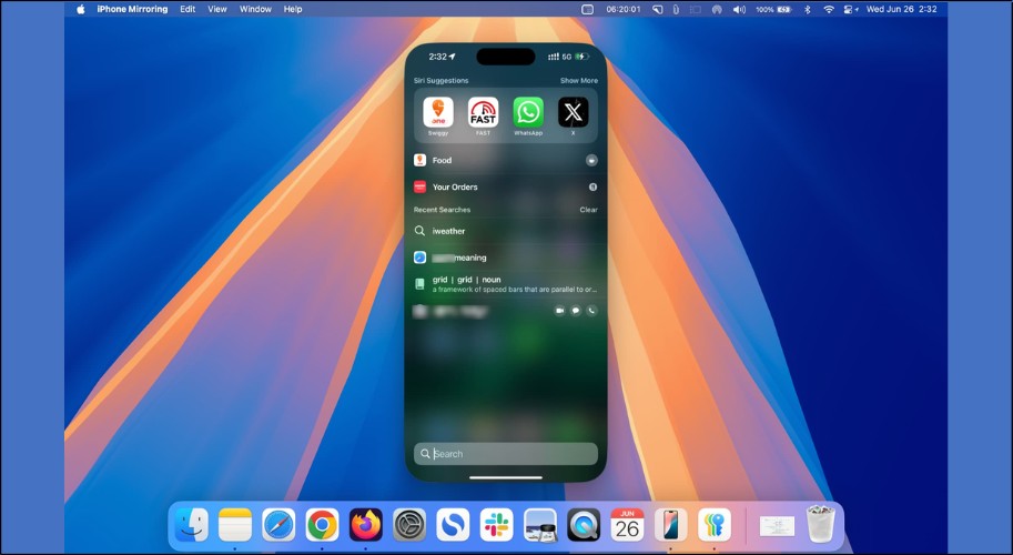 iPhone Mirroring hoạt động bằng cách thiết lập một kết nối không dây an toàn và hiệu quả giữa iPhone và Mac