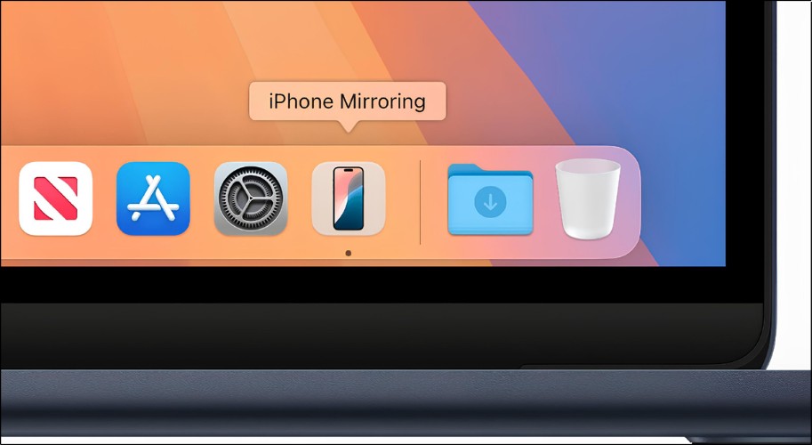 Mở ứng dụng iPhone Mirroring