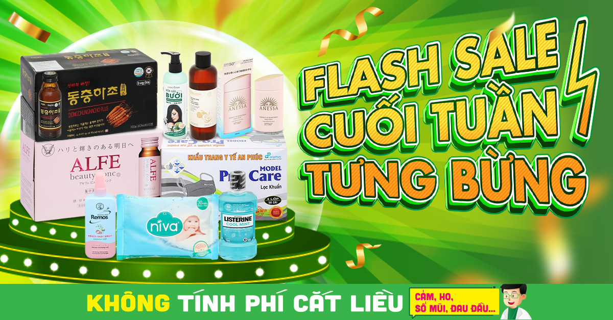 Flash Sale cuối tuần tưng bừng
