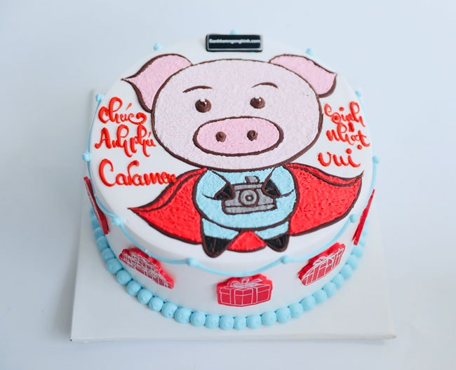 Mẫu bánh sinh nhật bé trai tuổi Hợi Mẫu bánh sinh nhật bé trai tuổi Hợi