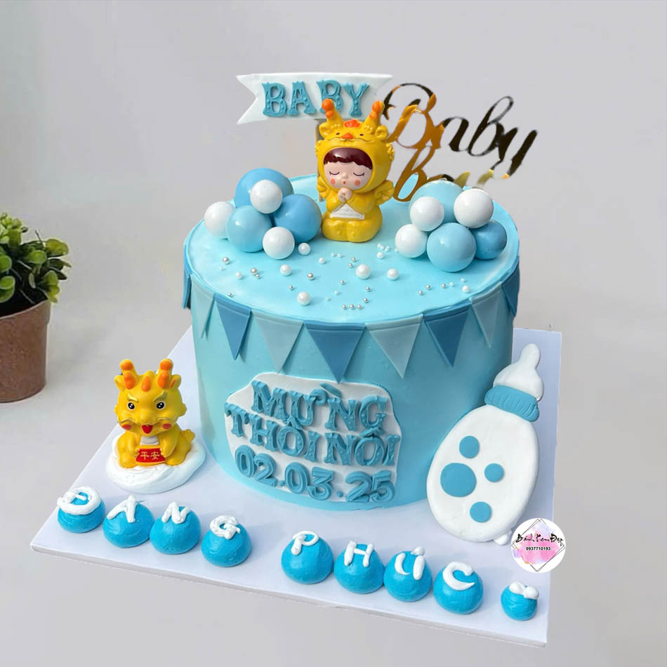 Mẫu bánh sinh nhật bé trai tuổi Thìn Mẫu bánh sinh nhật bé trai tuổi Thìn