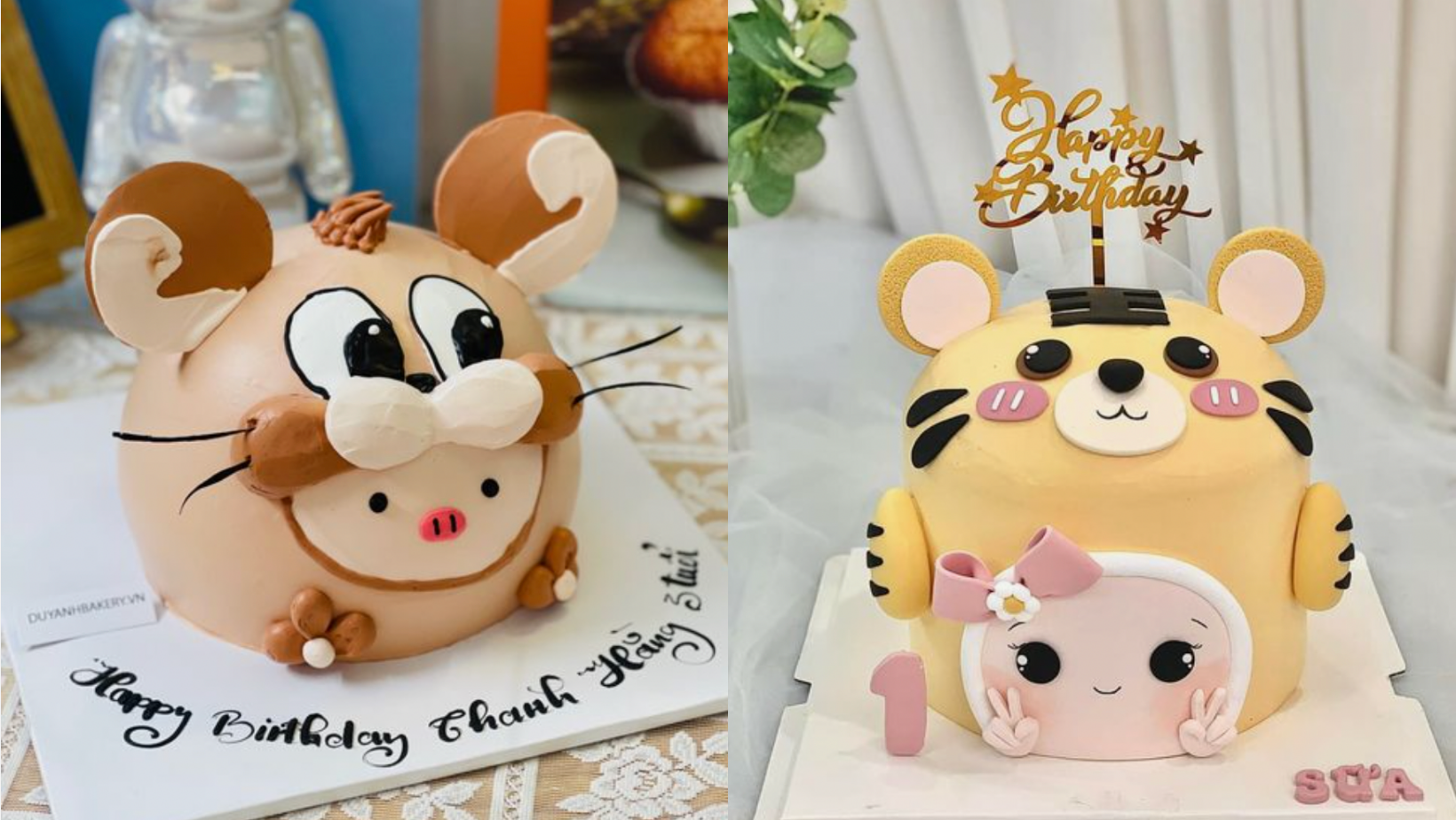 Mẫu bánh sinh nhật bé trai tuổi Tý Mẫu bánh sinh nhật bé trai tuổi Tý