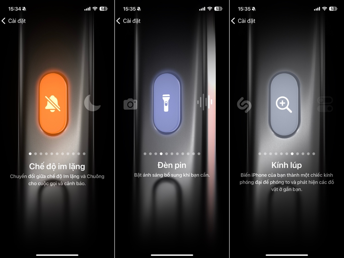 Chọn tính năng bạn muốn gán Chọn tính năng bạn muốn gán