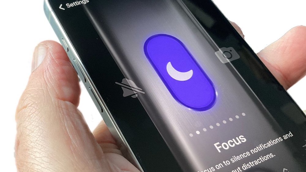 Chuyển thiết bị sang chế độ im lặng/tập trung Chuyển thiết bị sang chế độ im lặng/tập trung