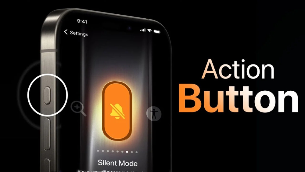 Action Button là nút bấm vật lý mới ở cạnh trái iPhone Action Button là nút bấm vật lý mới ở cạnh trái iPhone