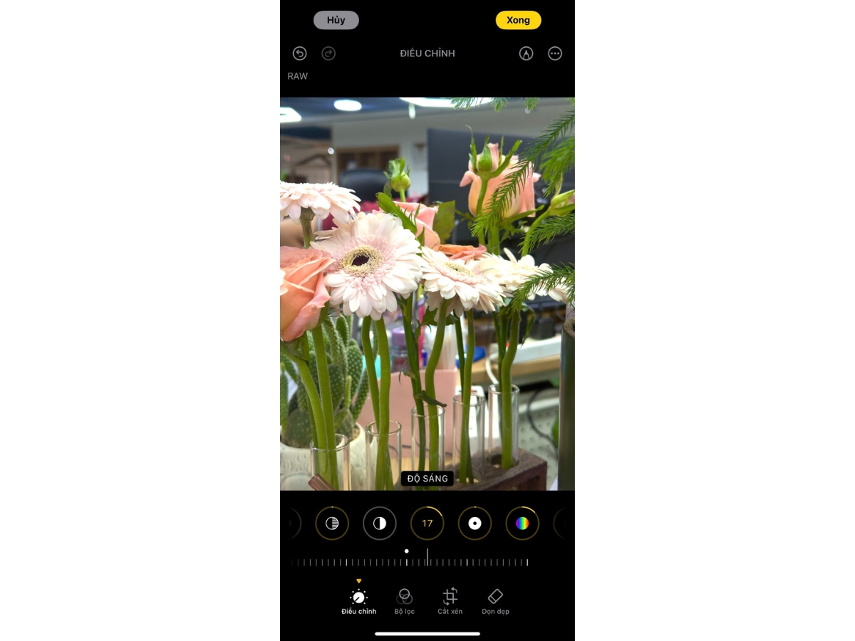 Chỉnh sửa bằng ứng dụng Ảnh