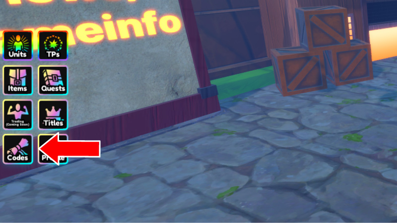 Bấm vào ô code ở phía bên trái màn hình Bấm vào ô code ở phía bên trái màn hình