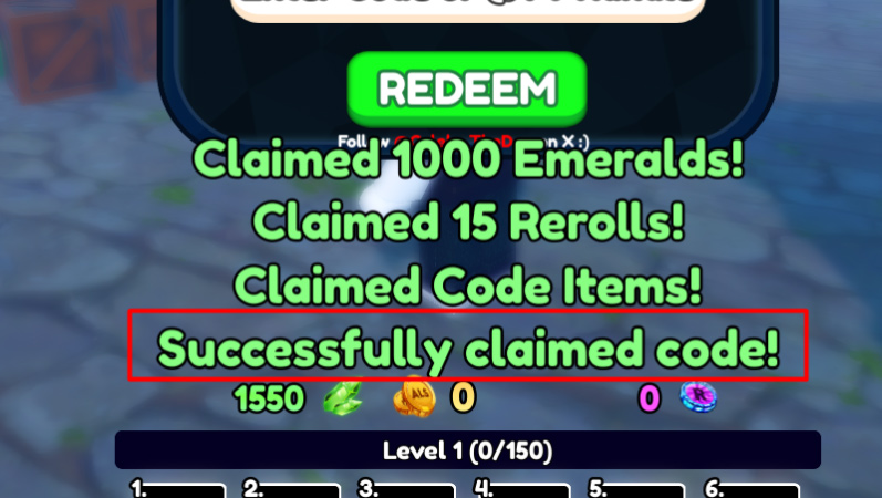 Nếu code hợp lệ thì sẽ có thông báo bạn đã nhận thành công Nếu code hợp lệ thì sẽ có thông báo bạn đã nhận thành công