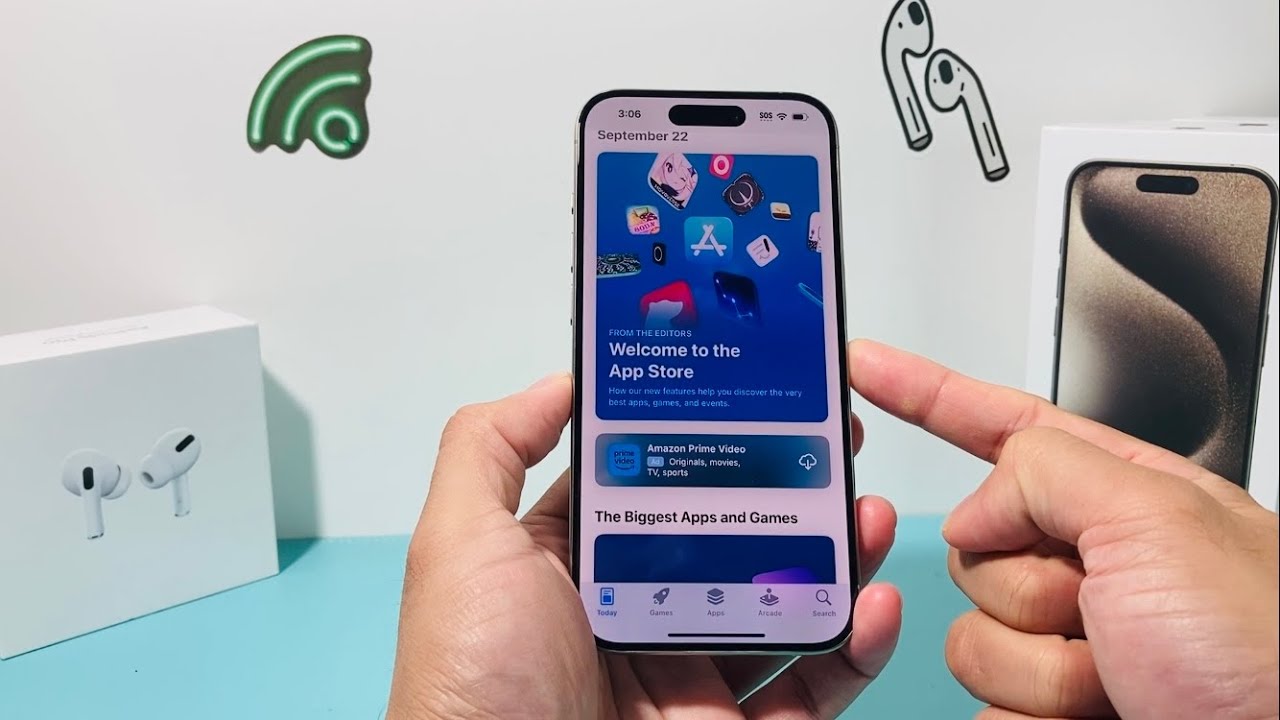 Cách tải app trên iPhone 15