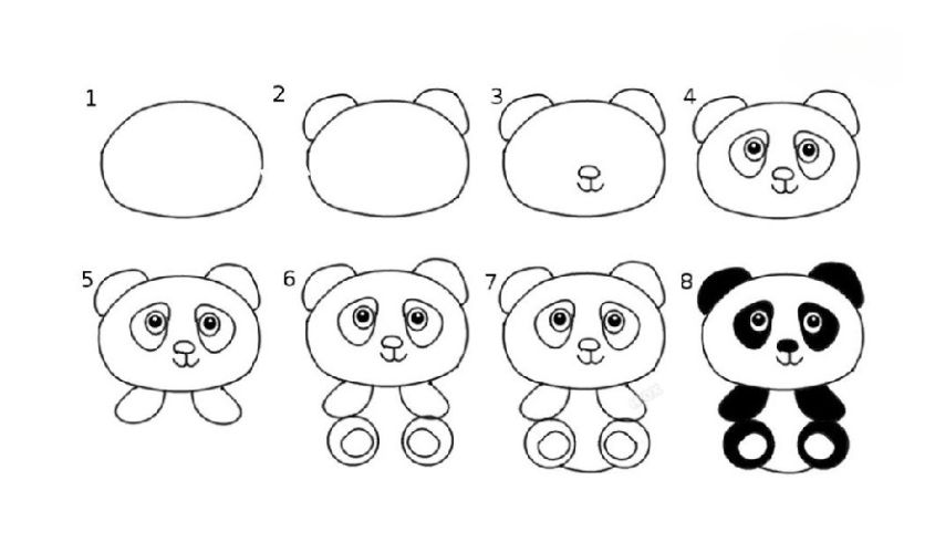 Cách vẽ con gấu 1 Cách vẽ con gấu 1