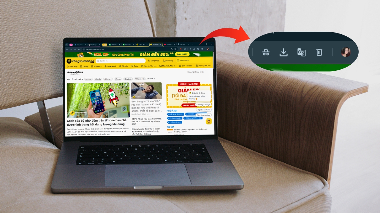 Cách ghim biểu tưởng Google dịch lên thanh công cụ Chrome