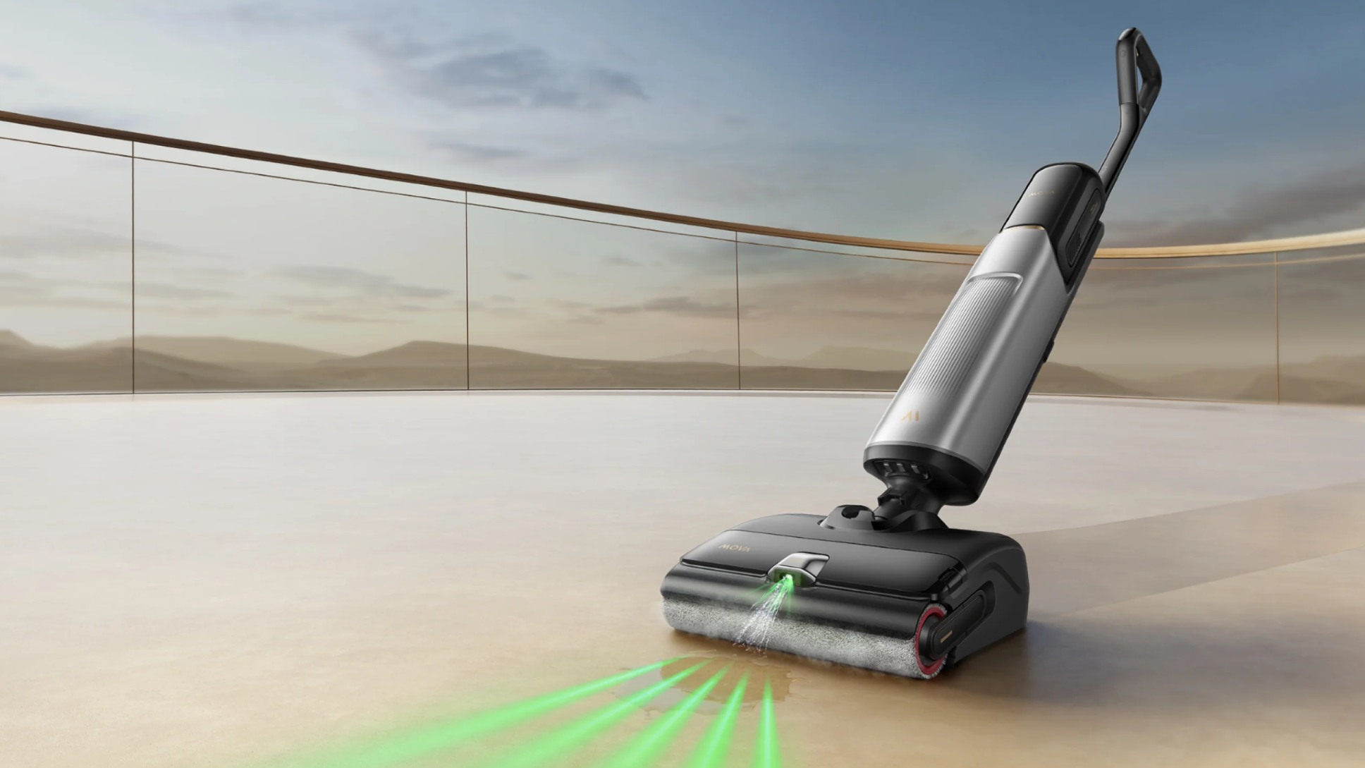 Máy hút bụi lau nhà Mova X4 Pro lau bằng nước nóng 80°C Máy hút bụi lau nhà Mova X4 Pro lau bằng nước nóng 80°C