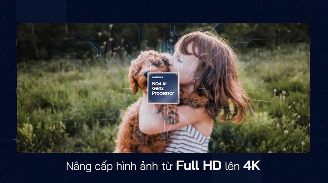 Chip AI thế hệ mới giúp nâng cấp nội dung thường lên gần chuẩn 4K sắc nét hơn