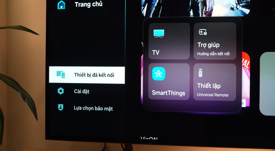 Kết nối HDMI ARC/eARC, Bluetooth, AirPlay, SmartThings giúp chia sẻ và điều khiển tiện lợi