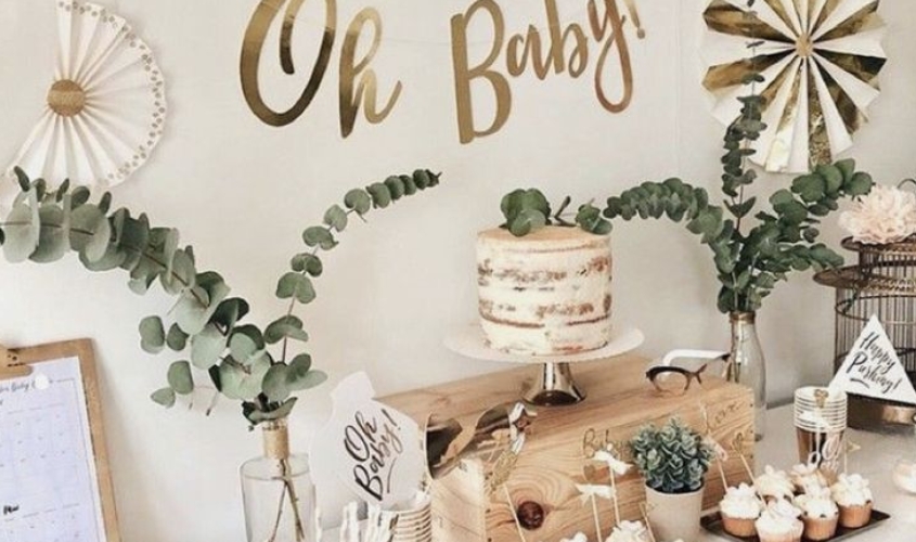 Trang trí buổi Baby Shower theo ý thích của ba mẹ