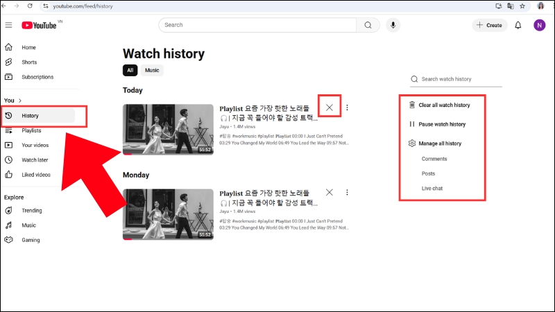 Nhấn v&agrave;o biểu tượng ba chấm v&agrave; chọn x&oacute;a