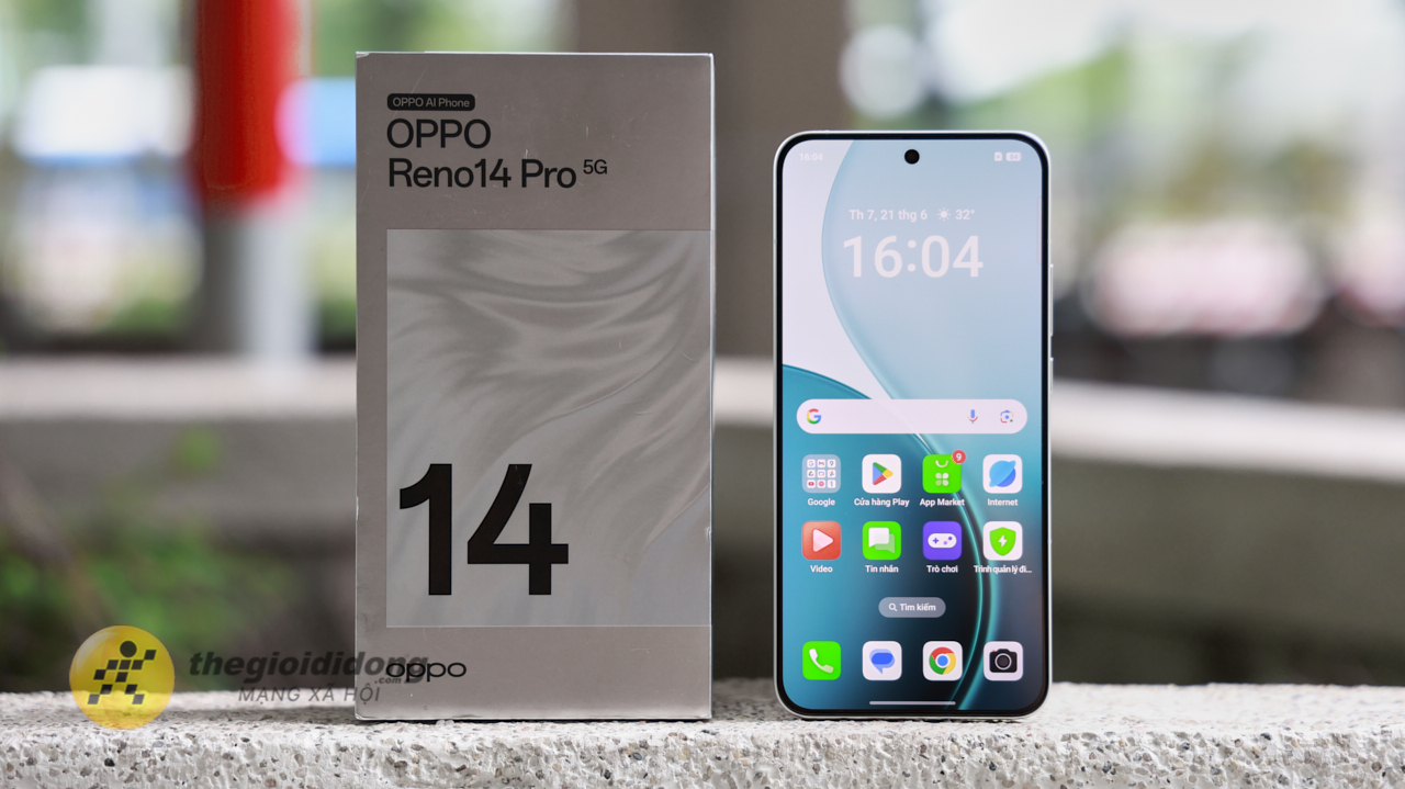 Trên Tay Oppo Reno14 Pro 5G: Thiết Kế Đẹp, Camera 50 Mp, Pin 6.200 Mah Trên Tay Oppo Reno14 Pro 5G: Thiết Kế Đẹp, Camera 50 Mp, Pin 6.200 Mah