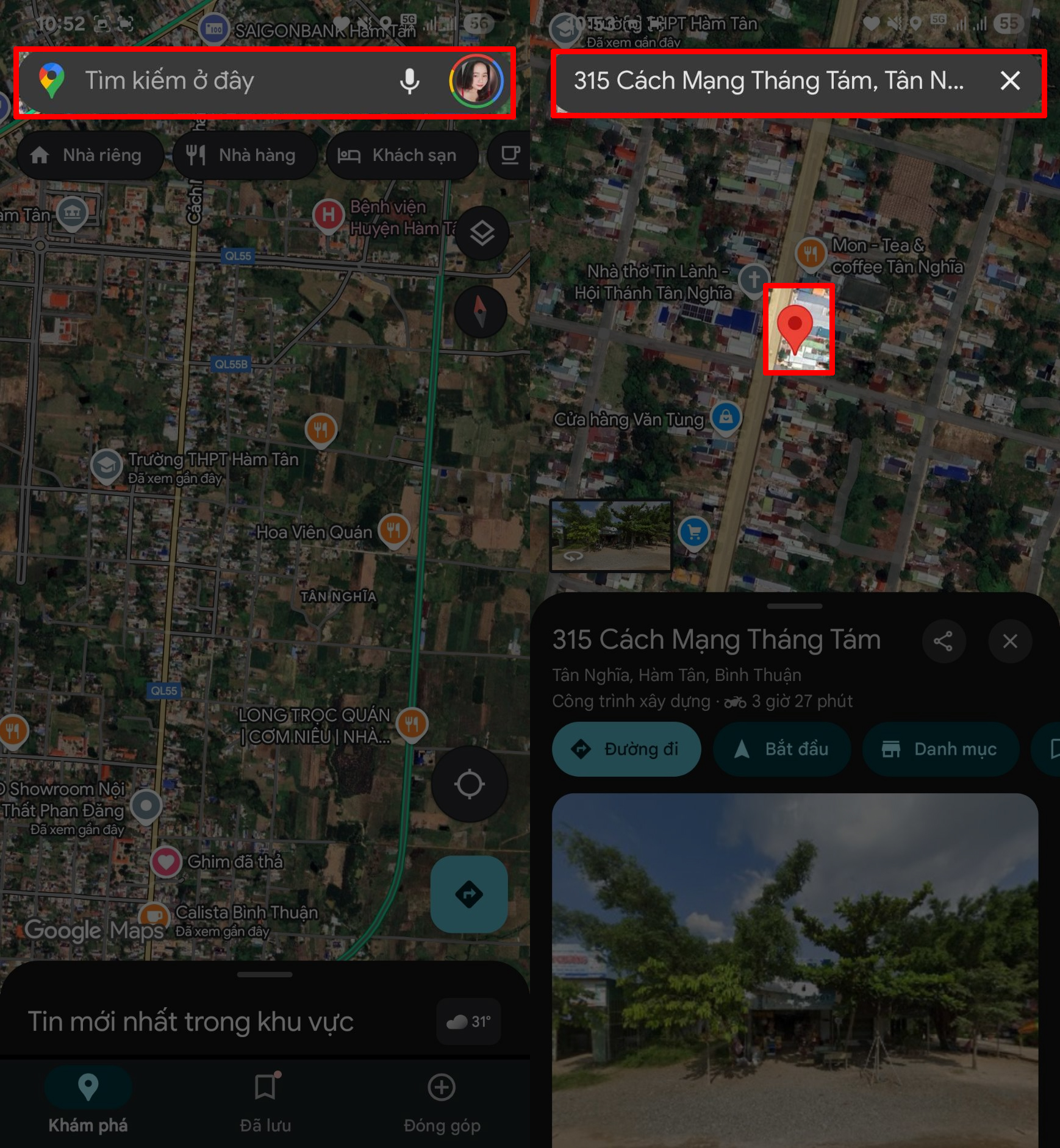 Cách xem nhà cũ trên Google Maps
