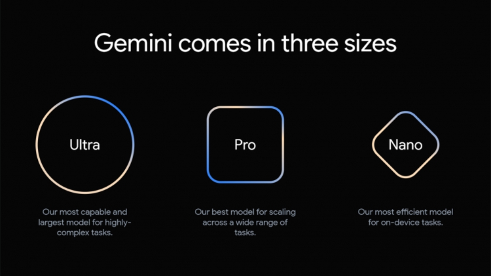 Ba m&ocirc; h&igrave;nh ch&iacute;nh của Google Gemini