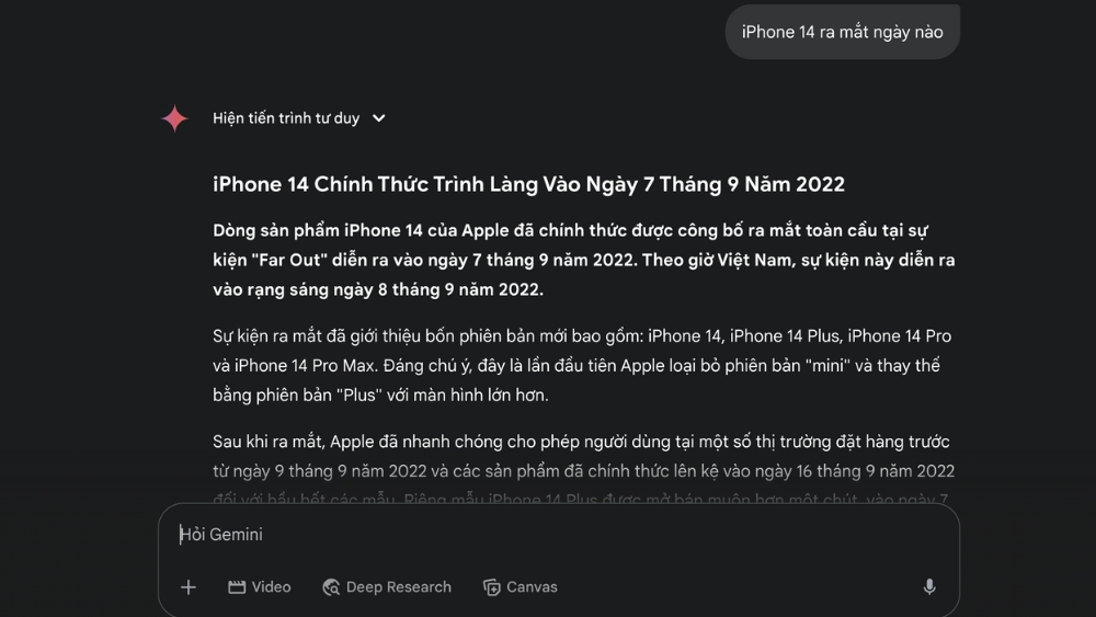 Nhập c&acirc;u hỏi v&agrave; nhận kết quả trả lời