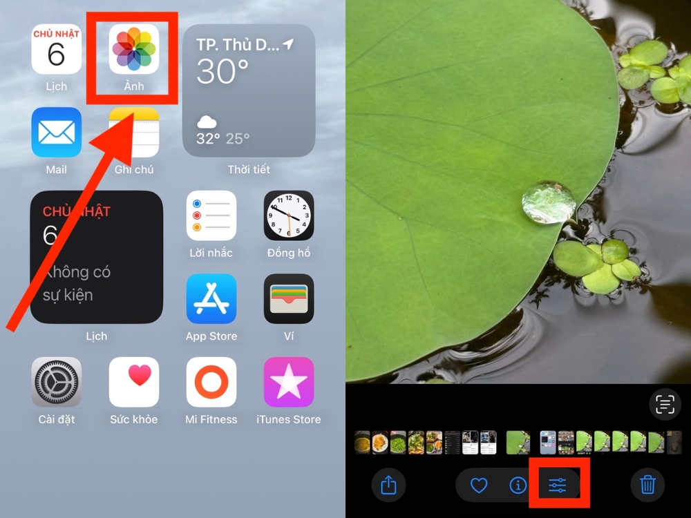 Nhấn Chỉnh sửa (Edit)